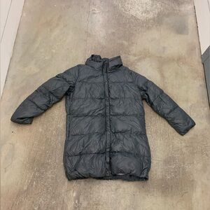 GAP gray packable 90% down light coat